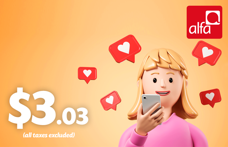 ALFA $ 3.03